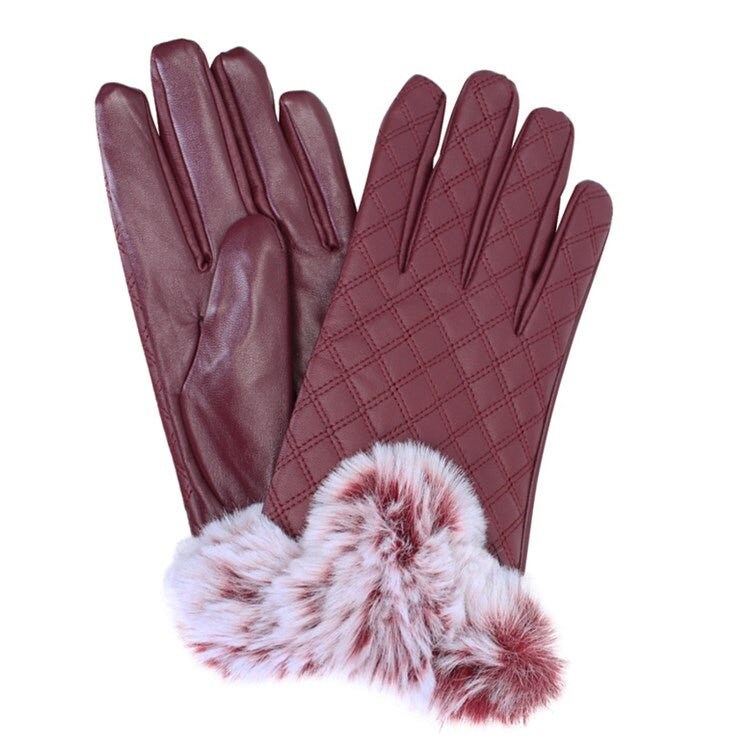 Regatta Luz Faur Fur Trim Handschoenen in het Zwart Dames Accessoires voor voor Handschoenen voor 
