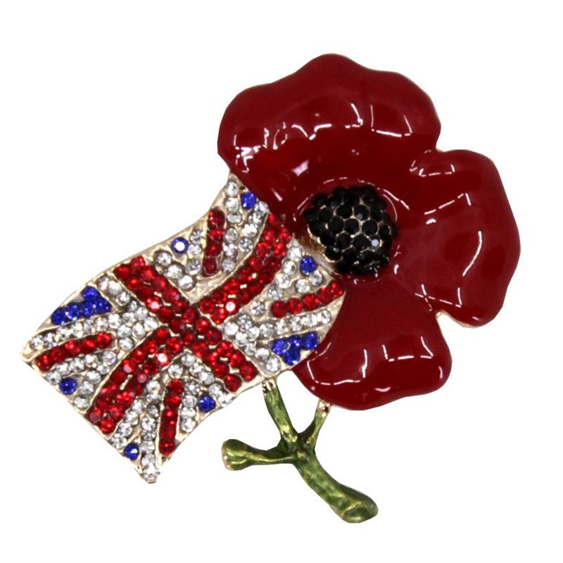 Poppy Pins Poppy Brooch Union Jack ETSY Best Seller 2020 UK Etsy