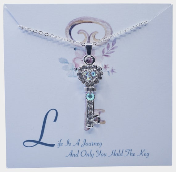 21st birthday key necklace discount