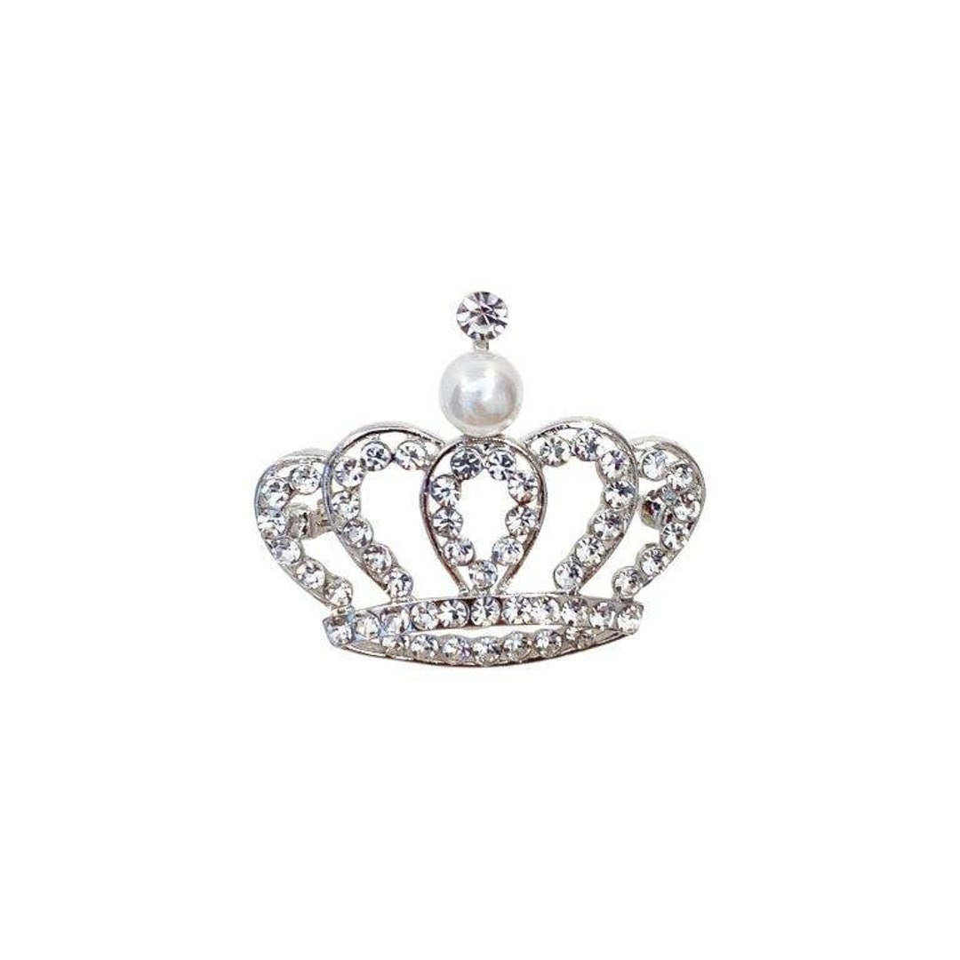 Queen Elizabeth II 2022 Memorial Crown Brooch Platinum Jubilee Brooch Gift Souvenir Brooch Boxed