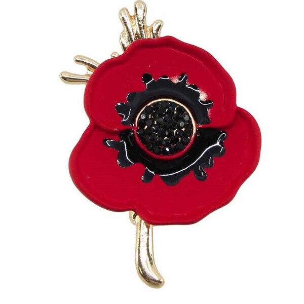 Coquelicot Broche Coquelicot Broche Vendeur Britannique Coquelicot Souvenir Cadeaux Coquelicot Accessoires Femmes Jour du Souvenir Jour du Souvenir Jour du Coquelicot