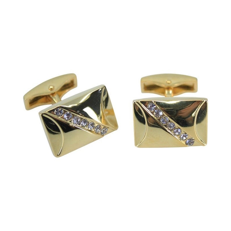 Gold Cufflinks Gifts For Him Valentines Day Wedding Birthday Husband Boyfriend Brother Dad Silver Black Office Cufflinks UK Seller