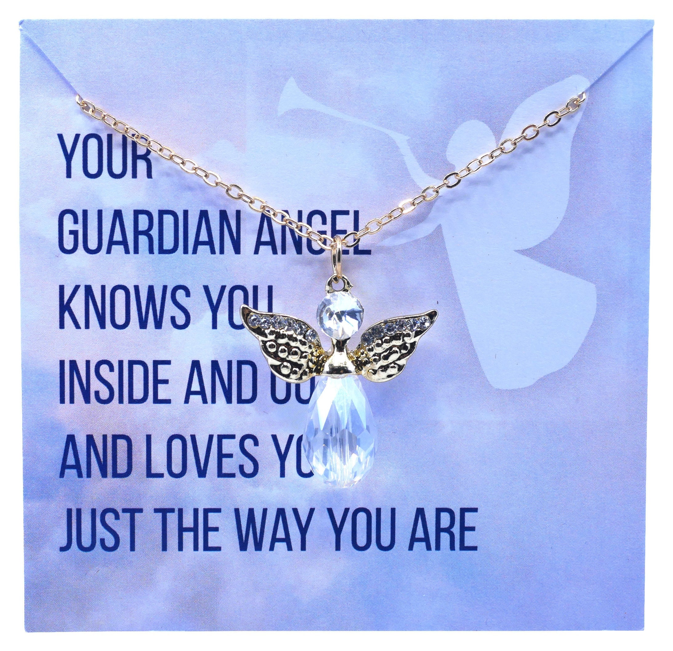 Joma Jewellery A Little Guardian Angel Necklace | Edmonds