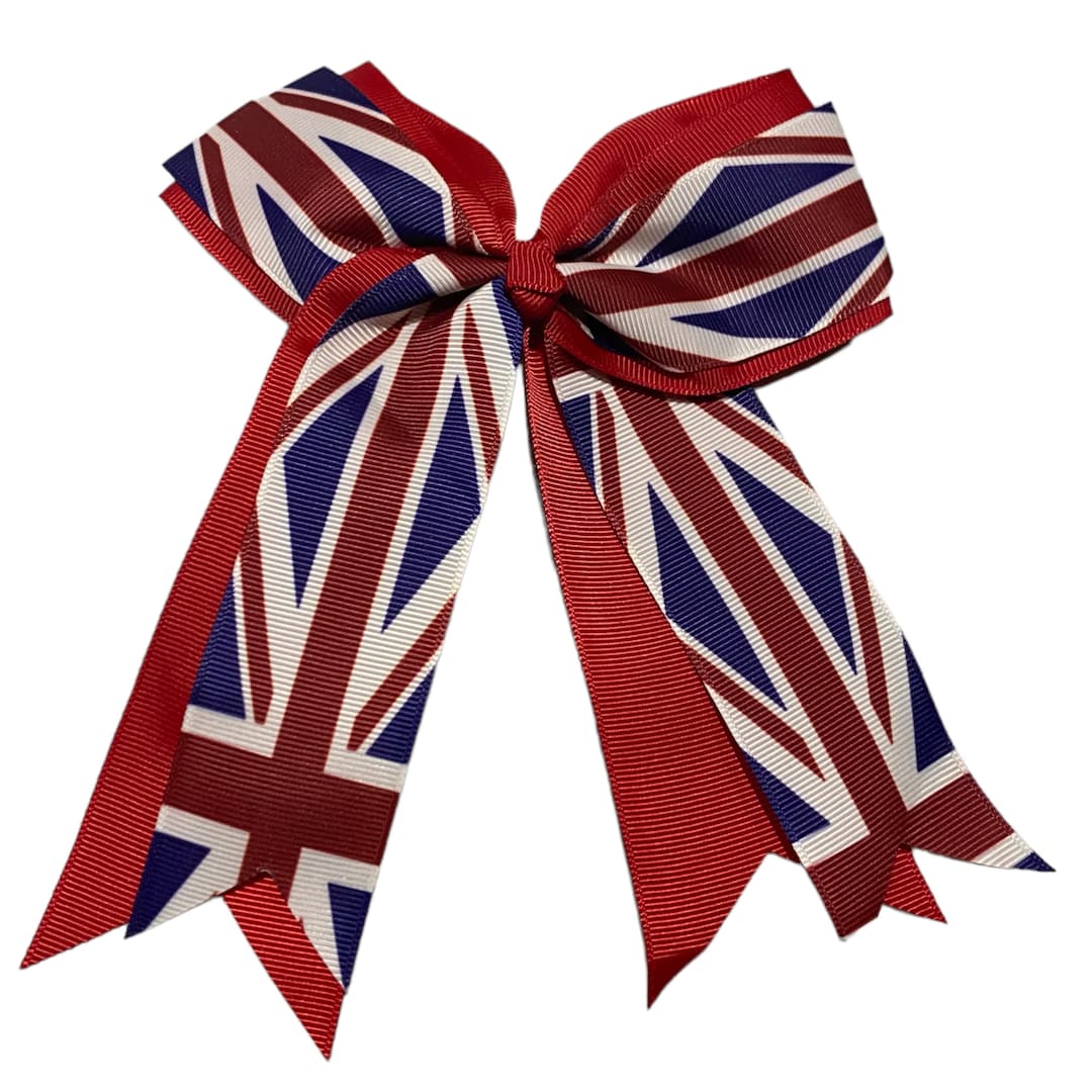 Union Jack Hair Clip Bobble UK Hair Accessories King Charles Coronation