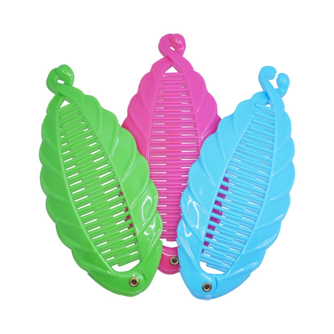 Banana Clips 2 Pack Hair Accessories Vintage Hair Clip Hair Grip Pony