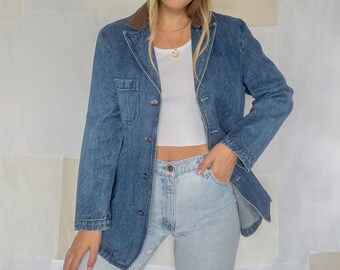 women's denim suit jackets