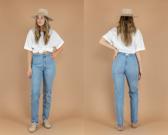 80's Light Wash Mom Jeans