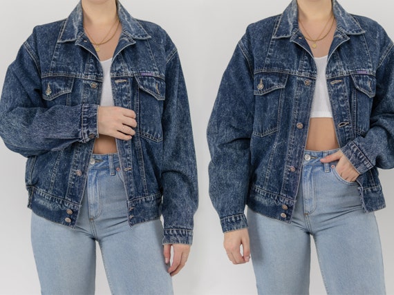 Vintage Acid Wash Jean Jacket