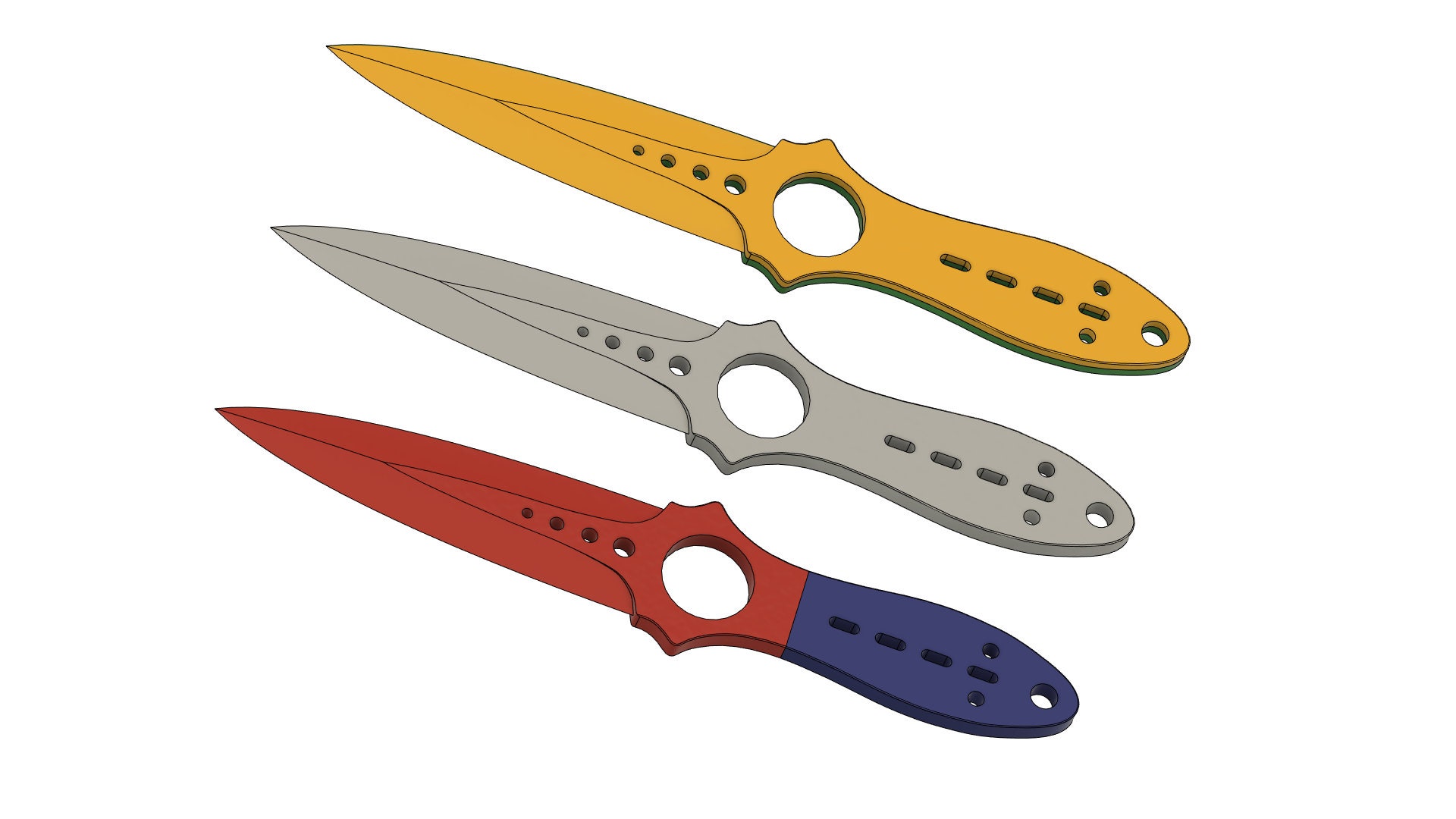 CSGO Skeleton Knife // 3D Files Fanart Etsy