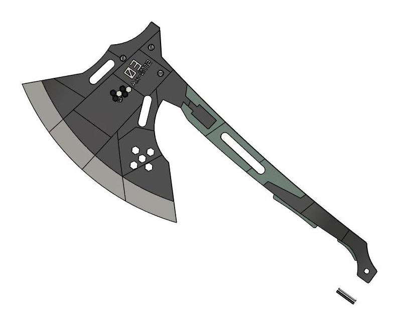Kikoru's Axe From Kaiju No. 8 – 3D Printable Prop - Etsy