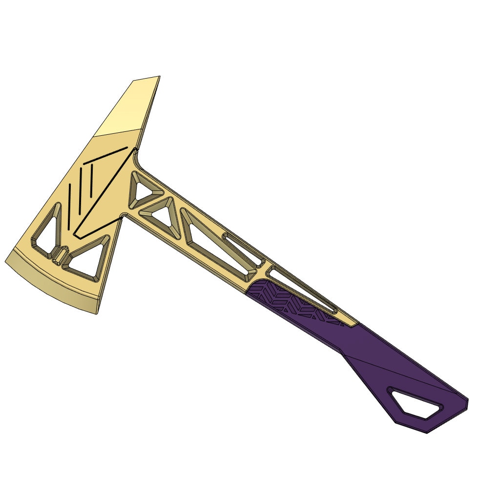 VALORANT PRIME AXE // 3D Files Etsy India