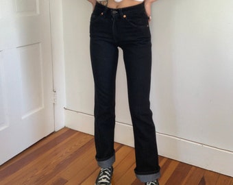 Vintage 90s Levi's 417 Sta-Prest Jeans / Size XXS