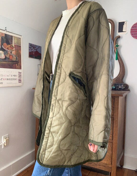 Vintage US Army Military Liner Jacket / Size Small