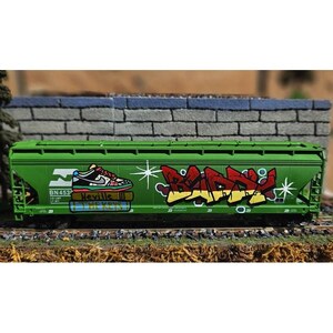 Dave's Decal HO Scale 6026 – Graffiti Boxcar & Subway Decals For Model Train Buildings