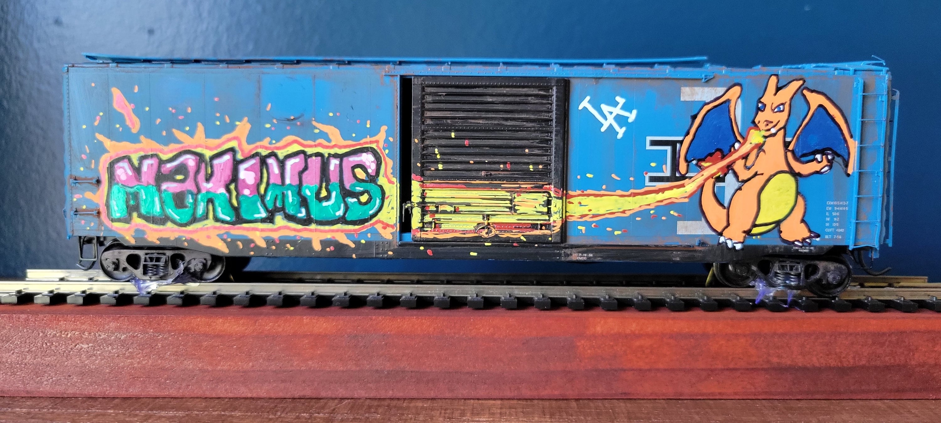 Train Graffiti Art
