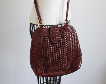 mc leather purse