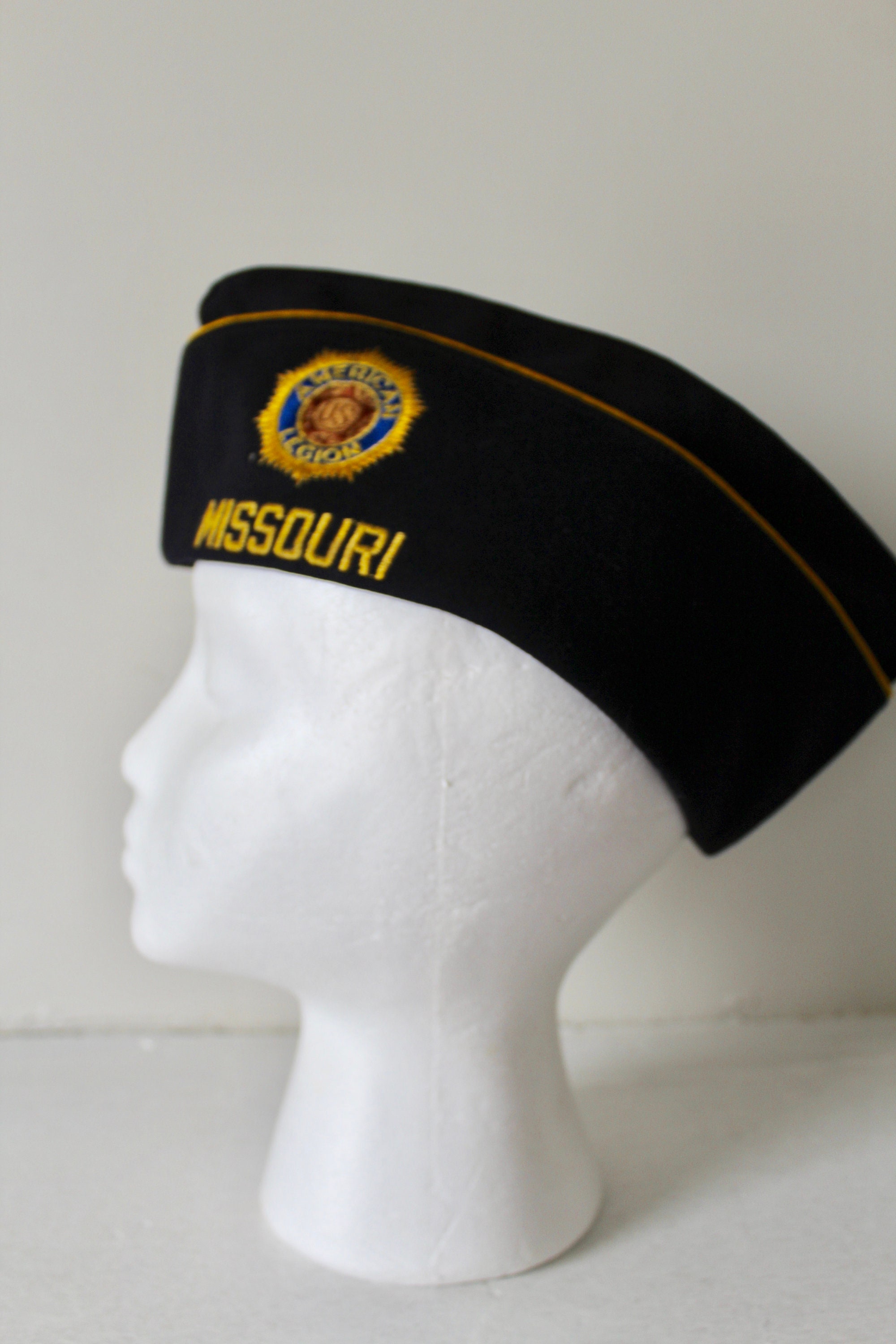Wool Military Cap Vintage American 
