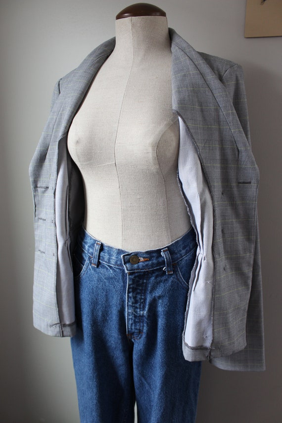 1980s Grey Blazer | Size 10 | Lightweight Vintage… - image 7