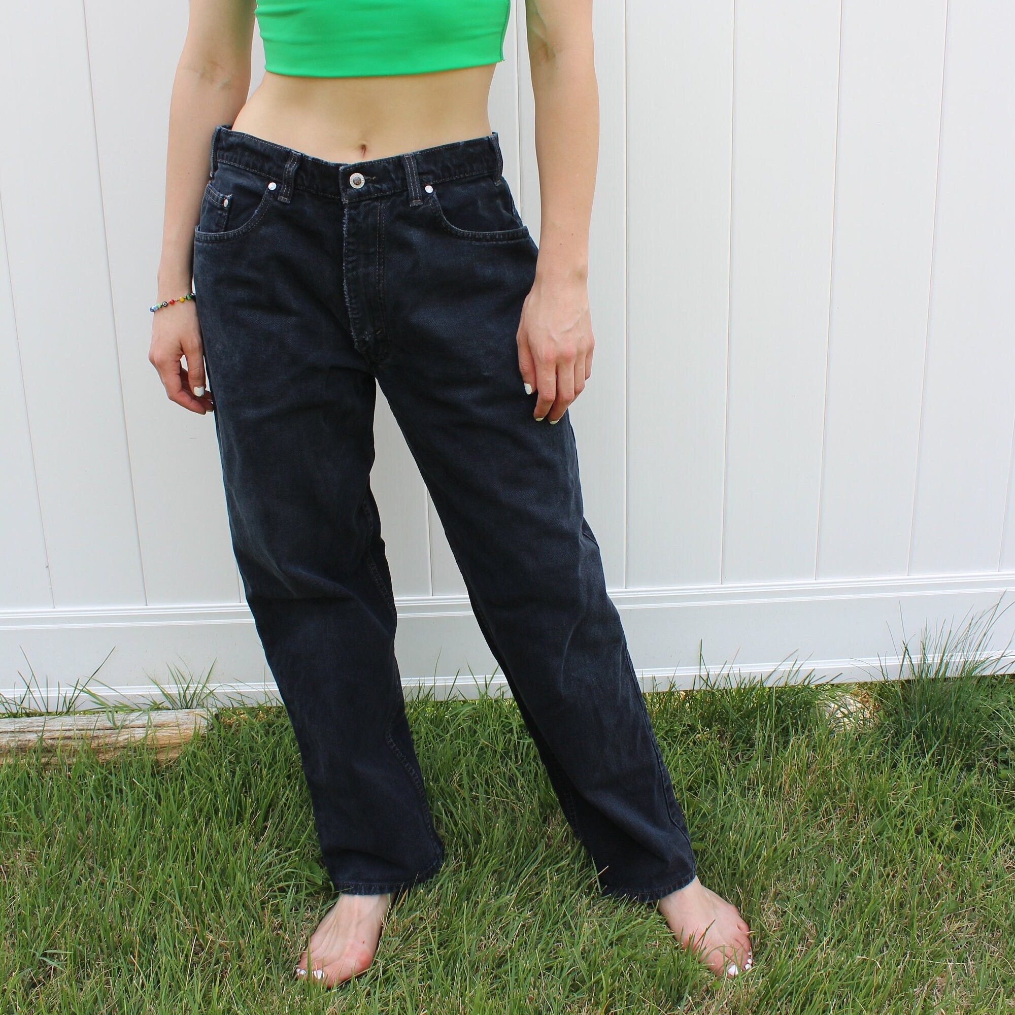 Vintage Levi's Silver Tab Black - Etsy Vintage Levi's Silver Tab Black - Etsy