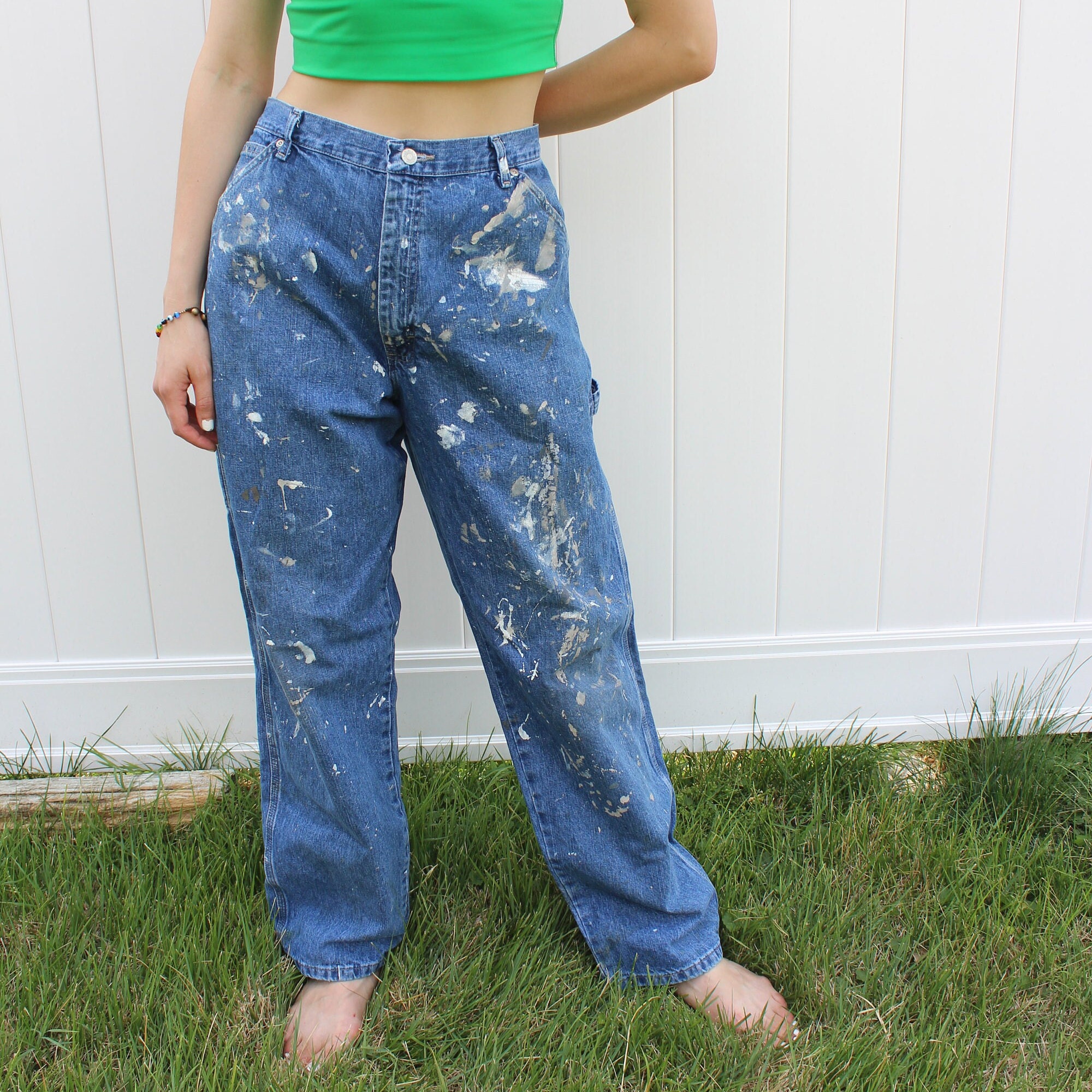 Vintage Painter's Jeans | Size XL | Baggy Wrangler Denim
