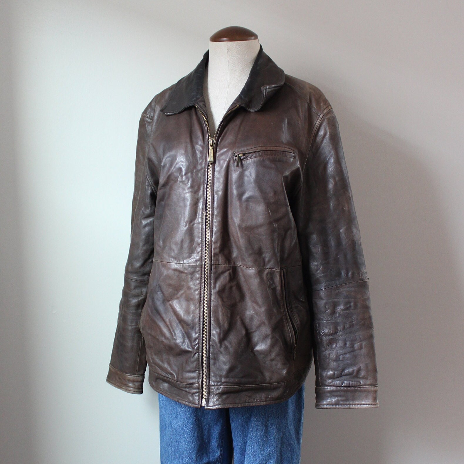 Vintage Brooks Brothers Leather Jacket 
