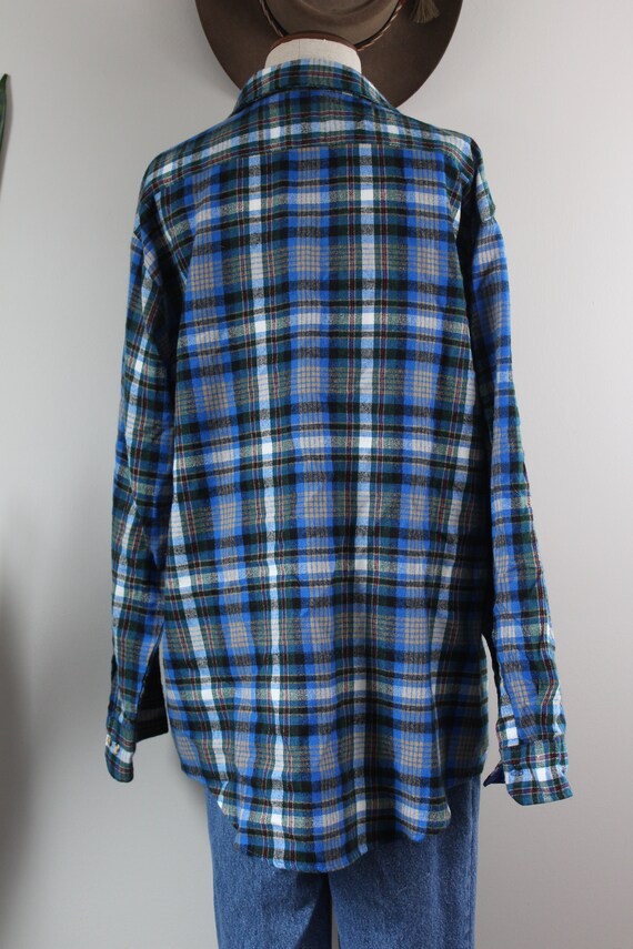Vintage Flannel Shirt | Size XL | Acrylic Long Sl… - image 3