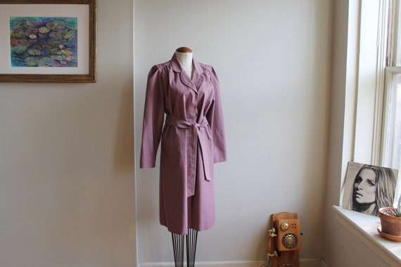 Lavender Trench | Foxland by Lanson Coat | Purple