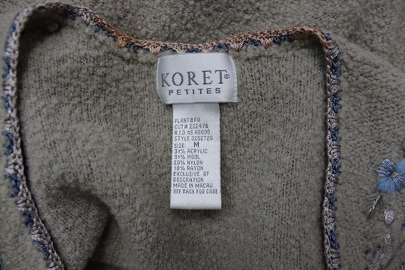 Vintage Y2K Sweater Vest | Size M | 1990s Early 2… - image 8