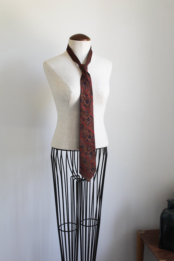 Mens Paisley Vintage Tie | Designer Collection by 