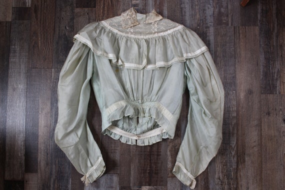 Antique Victorian Shirtwaist | Size M | Vintage L… - image 2