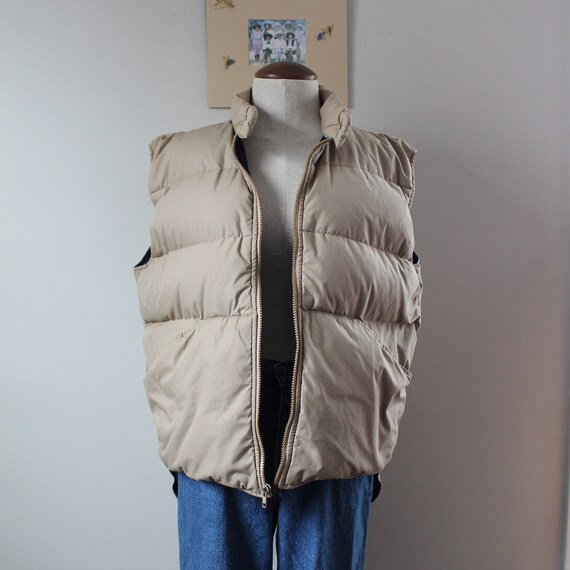 brown puffer vests