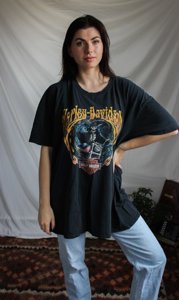 Oversized Harley Davidson Tee Vintage Shirt Motorc