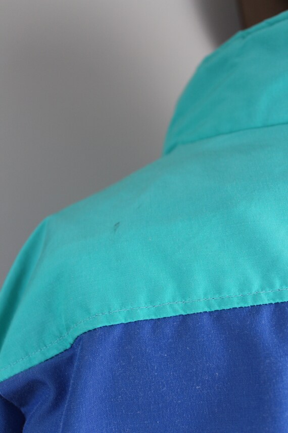 90s Striped Jacket | Size L | JMN Apparel Blue an… - image 8