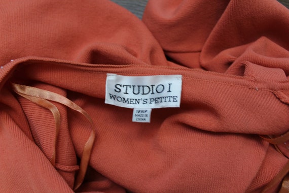 Vintage Y2K Cardigan | Size XL | Light Orange Pin… - image 8