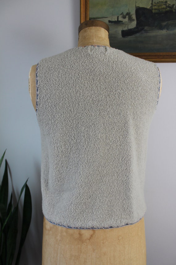 Vintage Y2K Sweater Vest | Size M | 1990s Early 2… - image 6