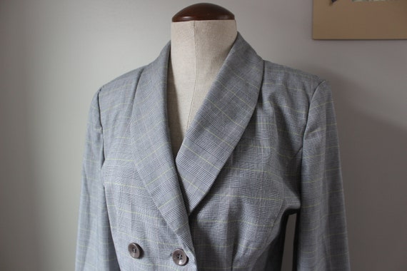 1980s Grey Blazer | Size 10 | Lightweight Vintage… - image 6