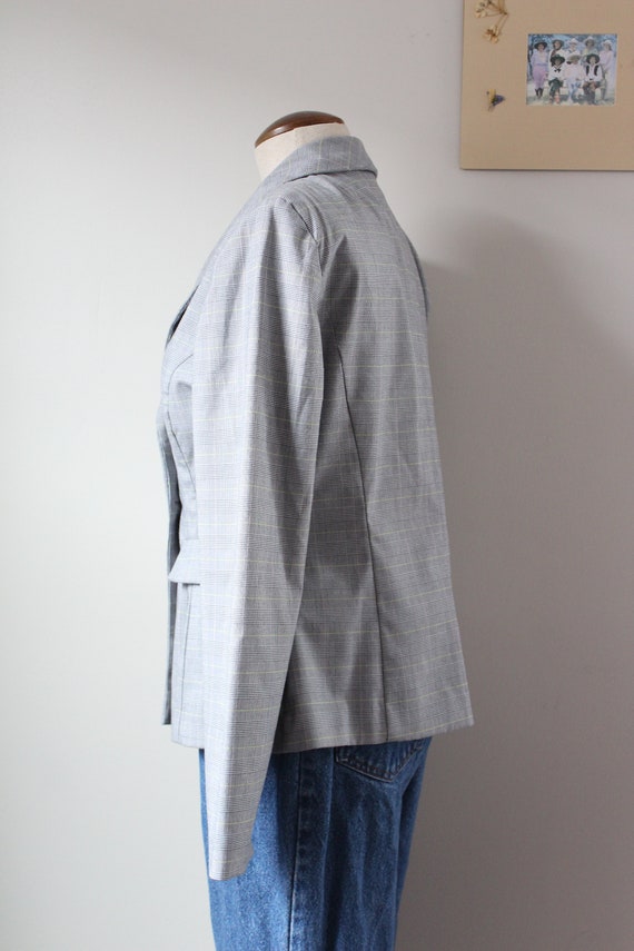 1980s Grey Blazer | Size 10 | Lightweight Vintage… - image 2
