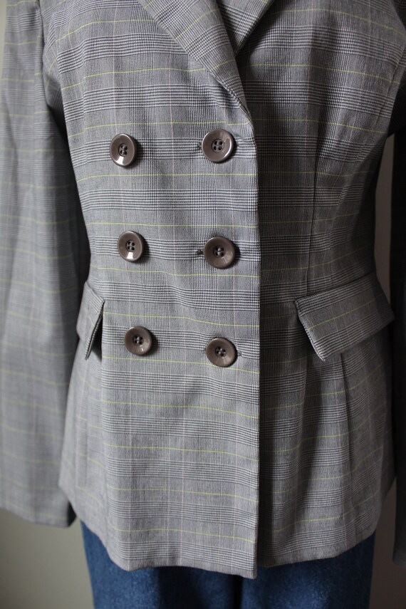 1980s Grey Blazer | Size 10 | Lightweight Vintage… - image 5