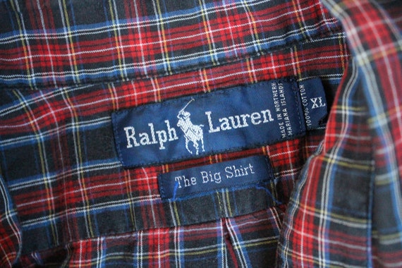 Vintage 90s Ralph Lauren Button Down Shirt Size XL Mens - Etsy