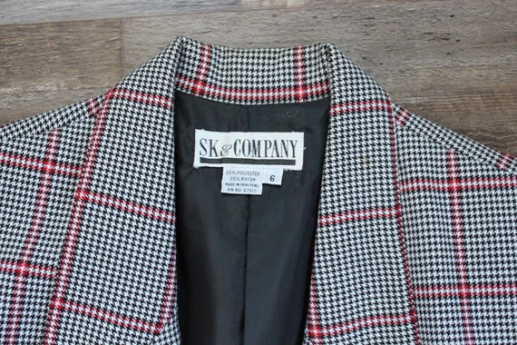 1980s Houndstooth Blazer | Vintage Jacket Sport C… - image 6