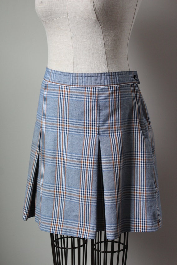 Vintage Plaid School Skirt | 1980s Vintage Clothi… - image 2