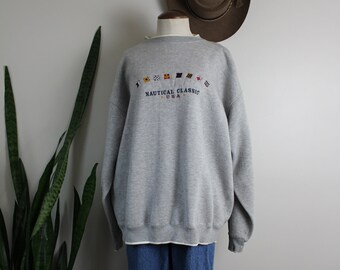 oversized logo sweatshirt