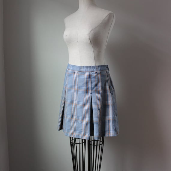 Plaid pleated uniform skirt hotsell
