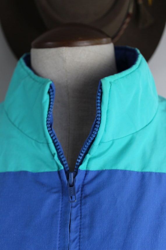 90s Striped Jacket | Size L | JMN Apparel Blue an… - image 4