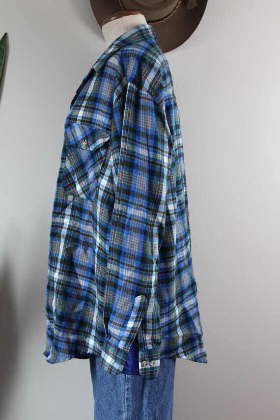 Vintage Flannel Shirt | Size XL | Acrylic Long Sl… - image 2