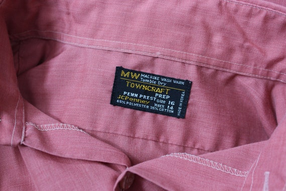 1970s Vintage Pink Blouse | Size M | Vintage Shir… - image 6