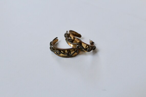 Metalwork Gold and Silver Hoops | Small Stud Hoop