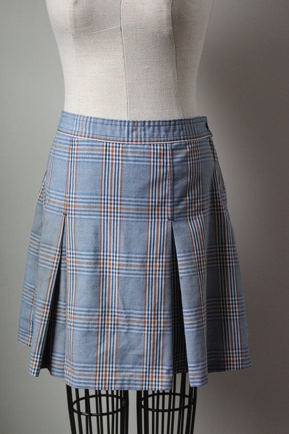 Vintage Plaid School Skirt | 1980s Vintage Clothi… - image 3