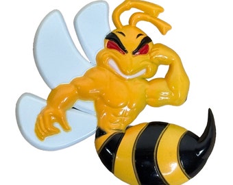 Emblema Angry Bee: stemma personalizzato 3D per auto, adesivo resistente alle intemperie