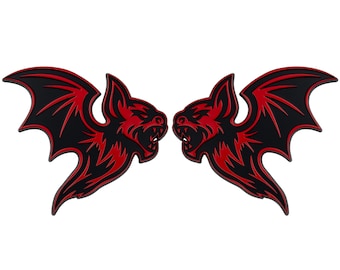 Evil Bat Emblem – 3D Car Badge, Exterior Car Accessory for Cars, Trucks, SUVs